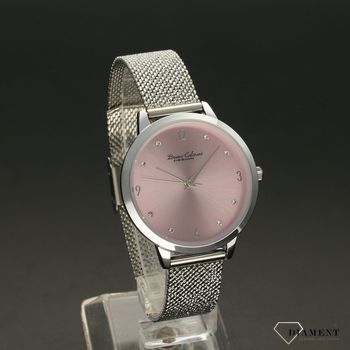 Zegarek damski Bruno Calvani BC90386 srebrny z różową tarczą (1).jpg